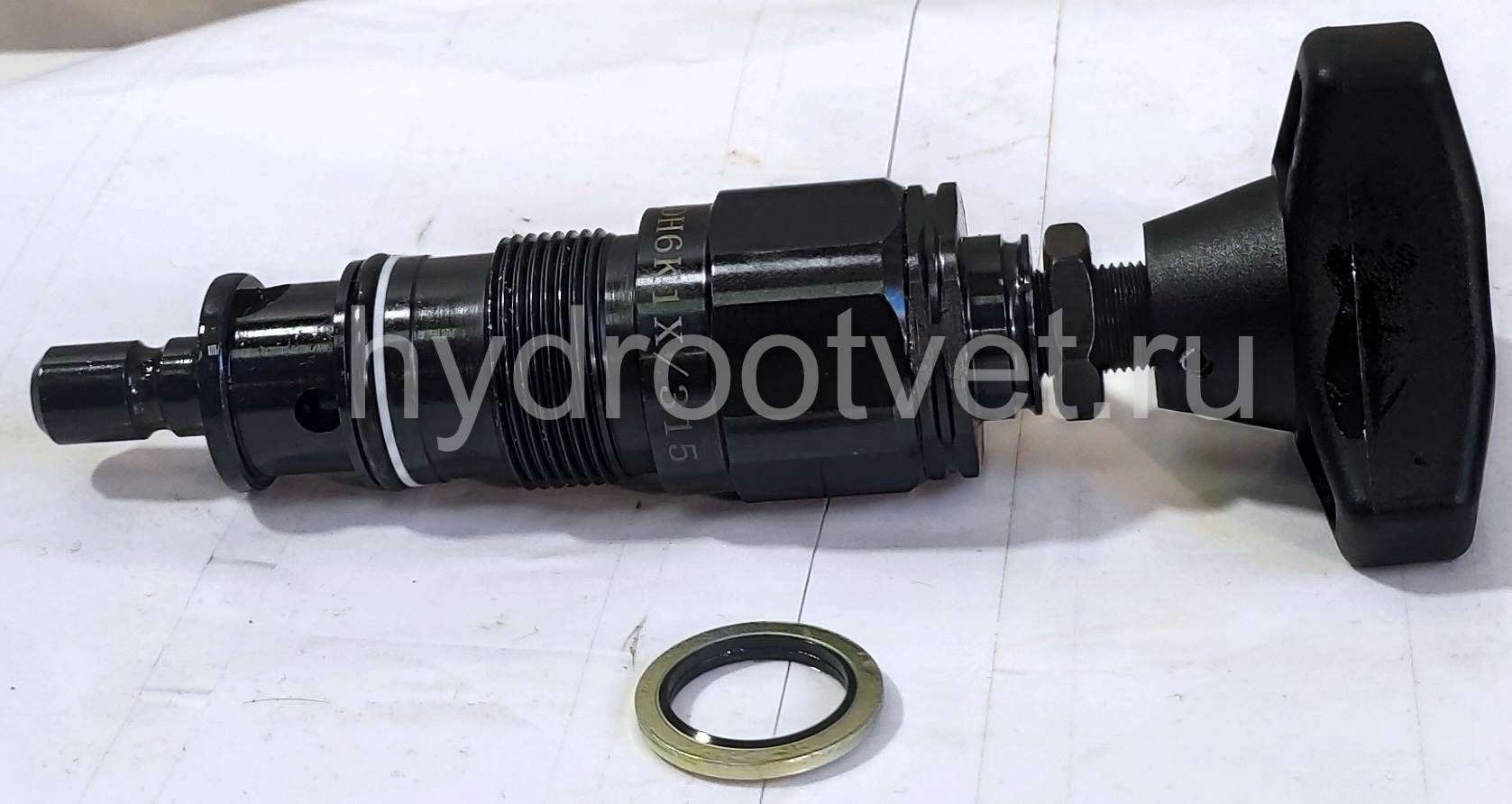 DBDH6K1X/400V - Предохранительный клапан прямого управления Ду6, давление регулировки до 400 бар, тип монтажа - встраиваемый, элемент регулировки H = рукоятка