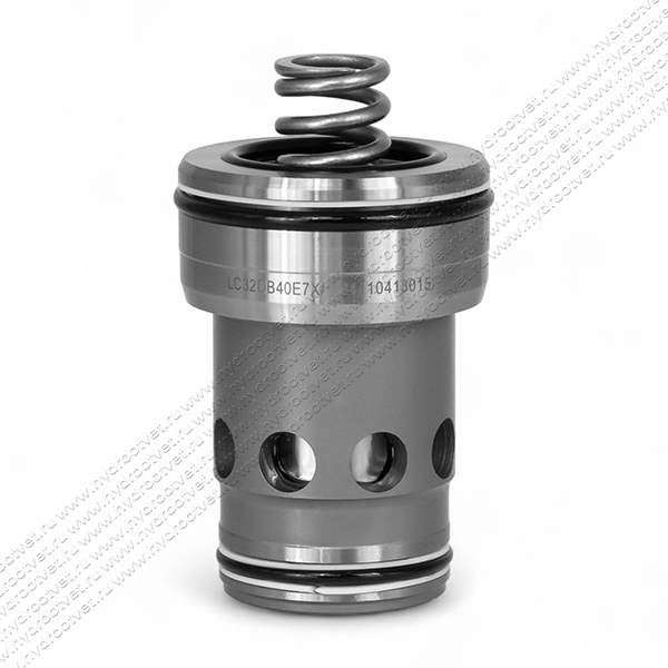 LC32DB40E7X/ - Логический клапан (патрон) Ду32, функция - предохранительный клапан давления, давление открытия 4 бар, E = седельный без демпфера, уплотнение NBR