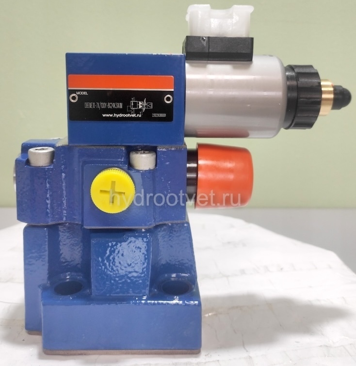DBEM10-7X/315XYG24K4V - Пропорциональный предохранительный клапан без усилителя, Ду10, регулировка давления до 315 бар, сигнал управления 1600 мА
