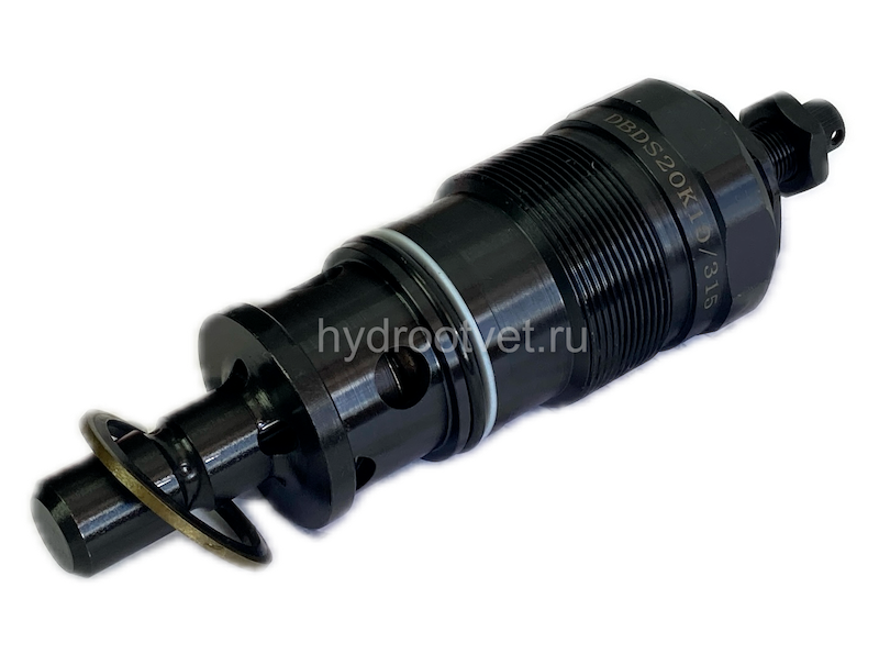 DBDS20K1X/50 - Предохранительный клапан прямого управления Ду20, давление регулировки до 50 бар, тип монтажа - встраиваемый, элемент регулировки S = винт