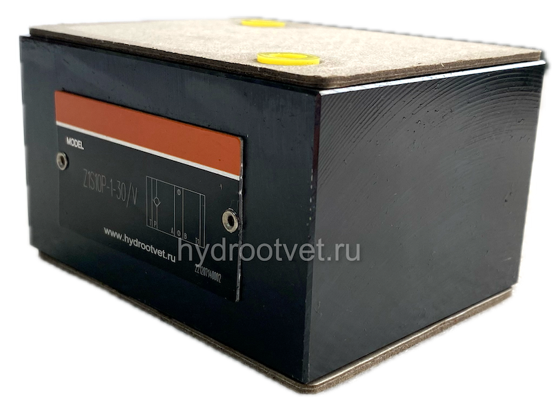 Z1S10T-2-30/V - Обратный клапан модульного монтажа Ду10 обратный клапан в канале T (со стороны плиты), давление открытия 3 бар