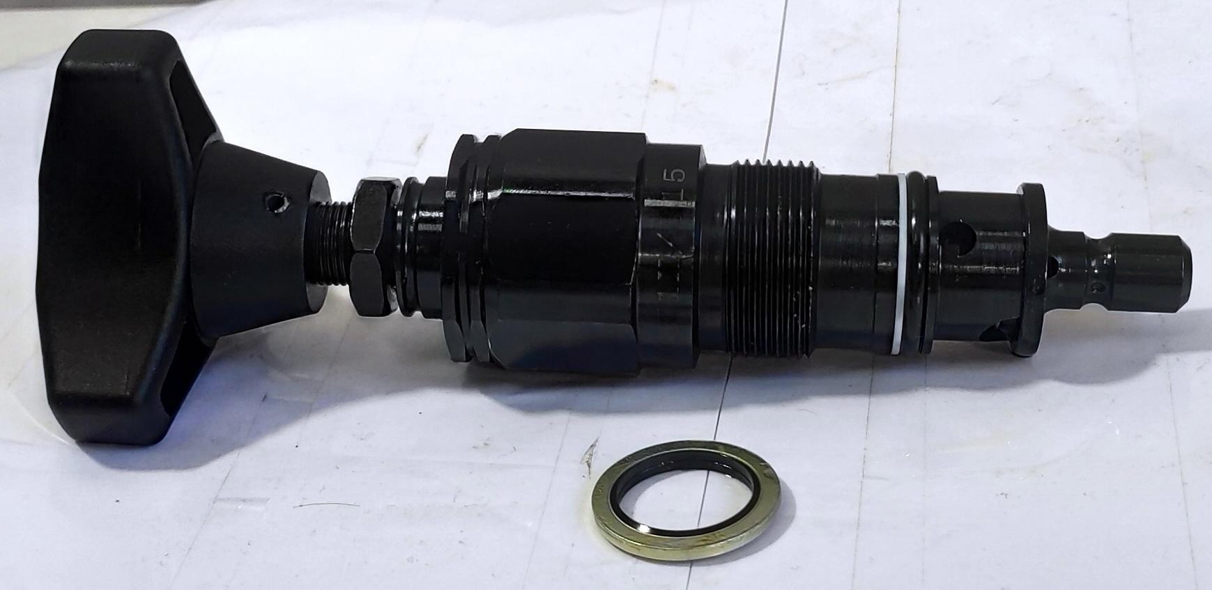 DBDA6K1X/100 - Предохранительный клапан прямого управления Ду6, давление регулировки до 100 бар, тип монтажа - встраиваемый, элемент регулировки A = рукоятка с ключом