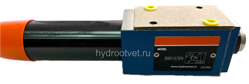 ZDR6DP2-4X/75YM - Редукционный клапан Ду 6 трехлинейный модульного монтажа с давлением регулировки до 75 бар, регулирует в канале P, обратный клапан - М = нет