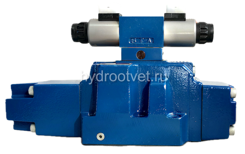 4WRZ32W6-520-7X/6EG24N9ETK4/D3V - Пропорциональный распределитель Ду32 без усилителя, номинальный расход 520 л/мин, схема W6, каналы управления ET - X и Y - внутренние