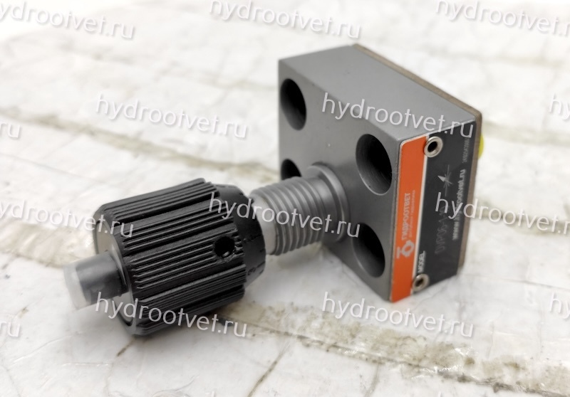 DVP6-1-10 - Дроссель двухсторонний на плиту c рукояткой, Ду6