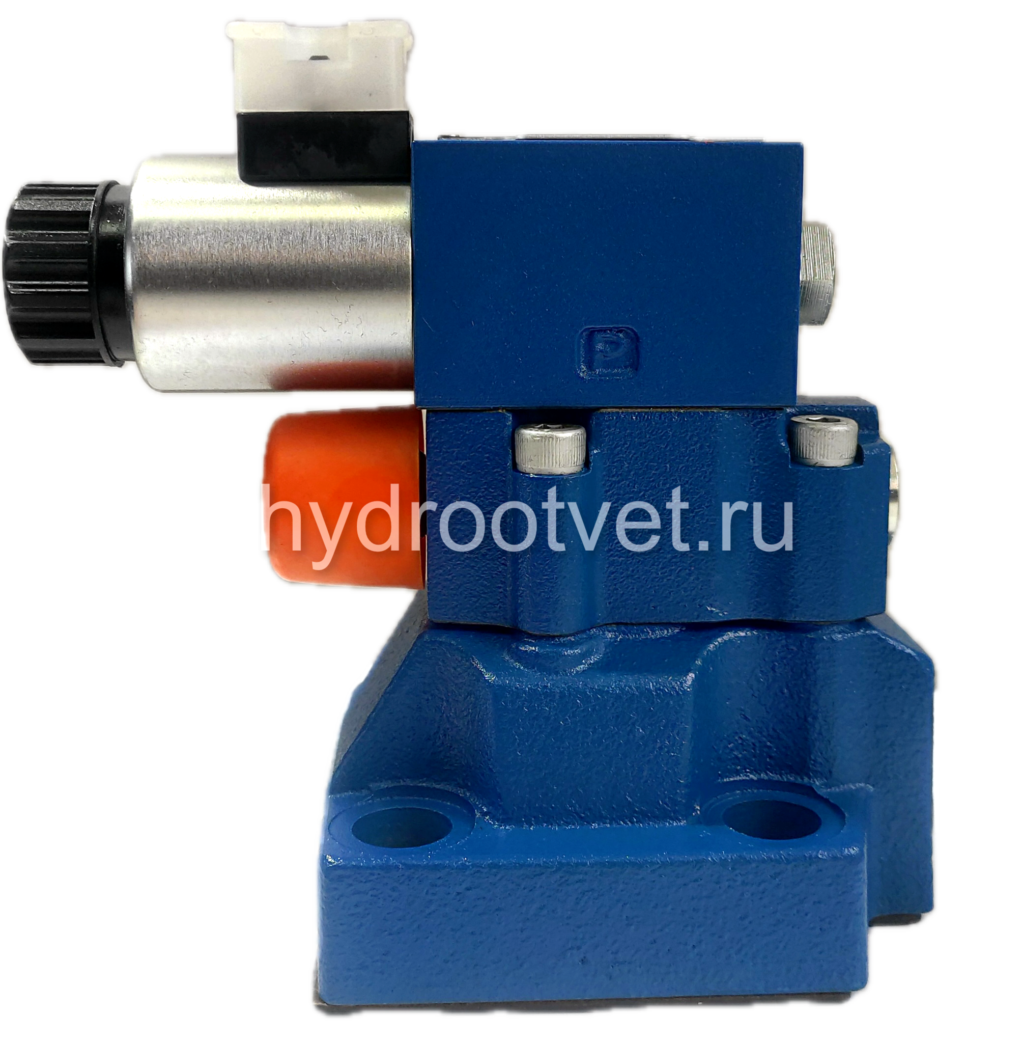 DBW20B2-5X/200YCW220-50N9K4 - Предохранительный клапан Ду25 с давлением настройки до 200 бар, управление - X и Y - внутренние с разгрузкой B = открыт с электроуправлением W220