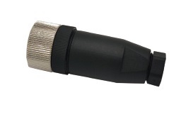 Штекер для внешнего усилителя пропорционального клапана, без индикации, черный, с резьбой M12X1