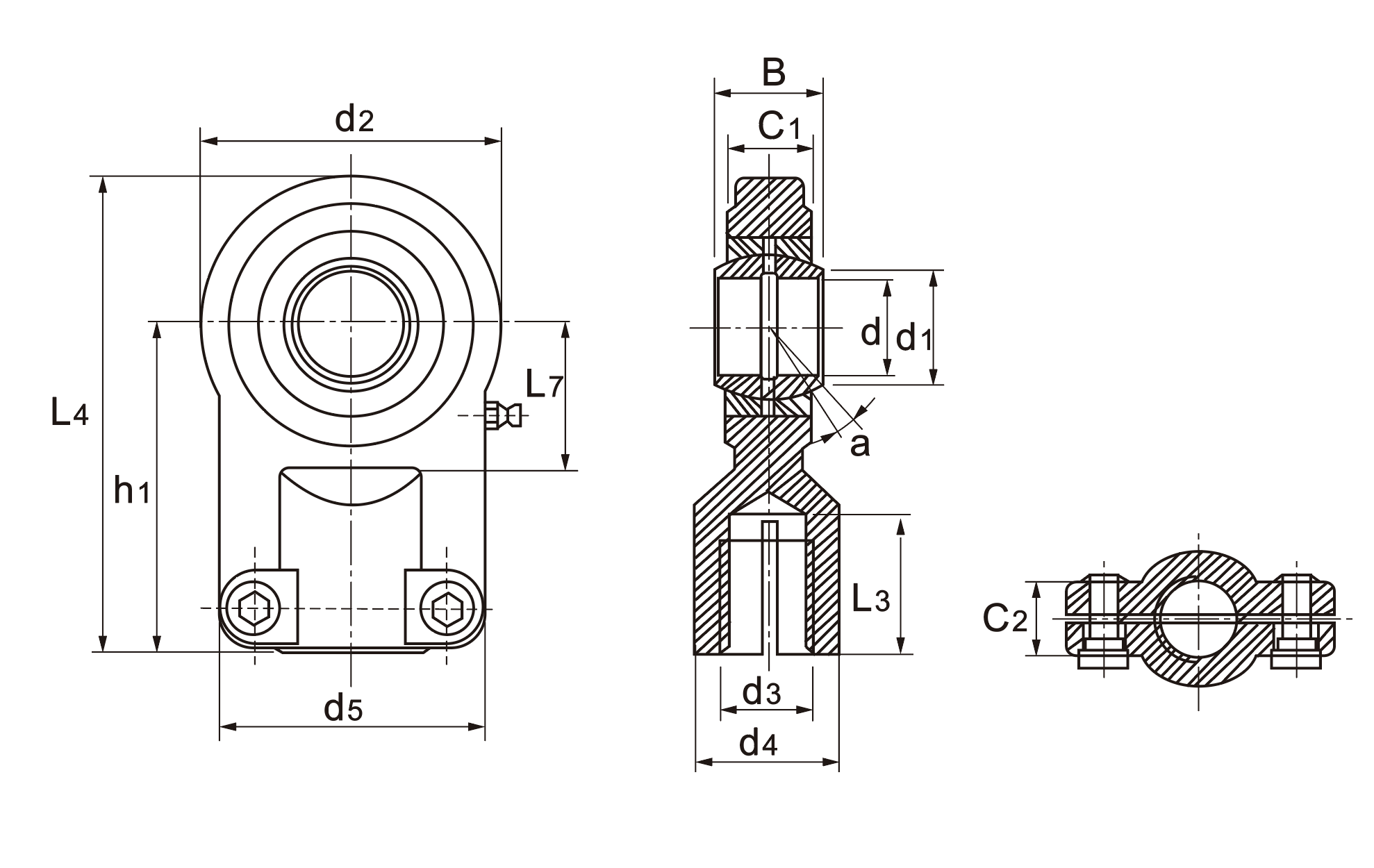 Проушина GIHO-K 40 DO