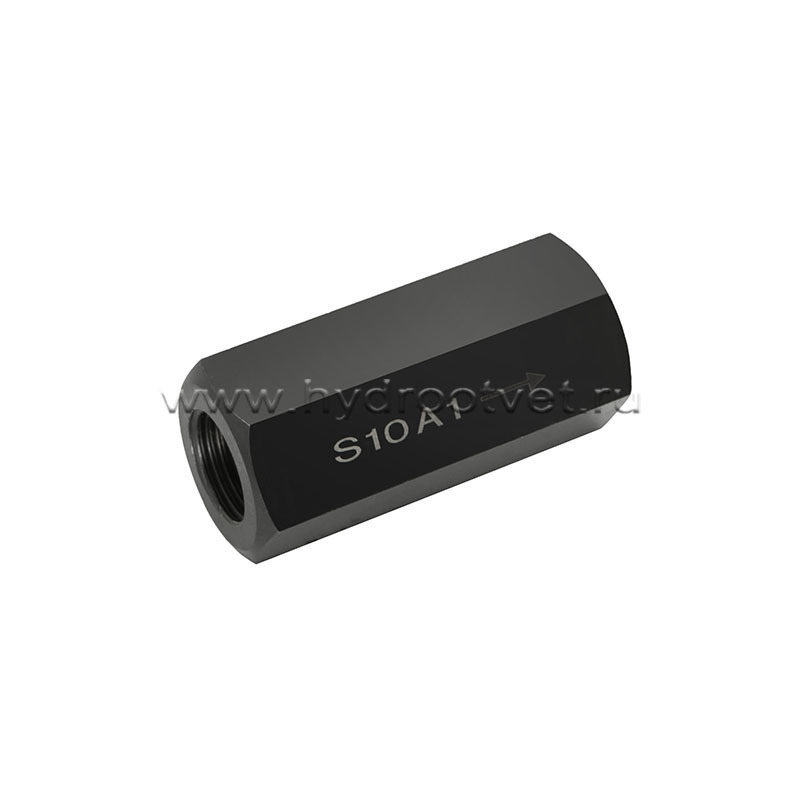 S10A3/1 - Обратный клапан трубного монтажа Ду10, G1/2 с давлением открытия 3 бар