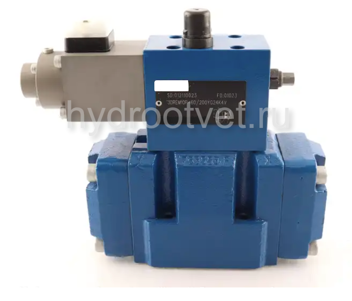 3DREM10P-6X/200YG24K4V - Пропорциональный трехлинейный редукционный клапан с предохранительным клапаном, Ду10, давление регулировки до 200 бар, уплотнение V = FKM