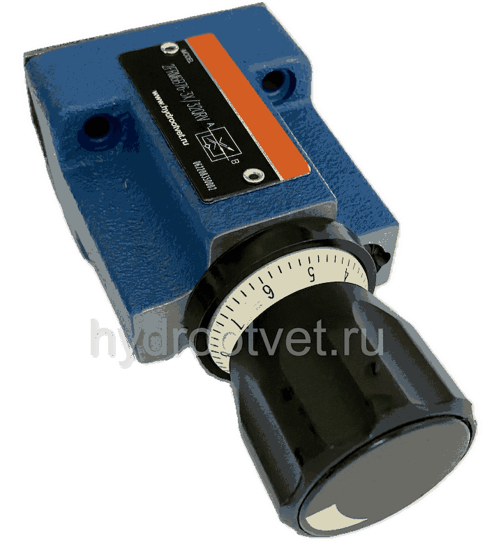 2FRM6B76-3X/1,5QMV - Регулятор расхода Ду 6 для монтажа на плиту, номинальный расход 1,5 л/мин, B = без доп. канала (стандарт), обратный клапан - M = нет
