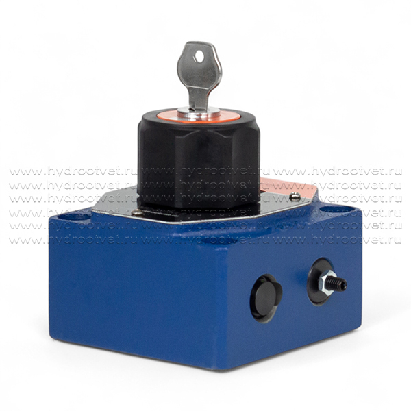 2FRM10-2X/50LB - Регулятор расхода Ду10 для монтажа на плиту, номинальный расход 50 л/мин, регулировка компенсатора - В = есть