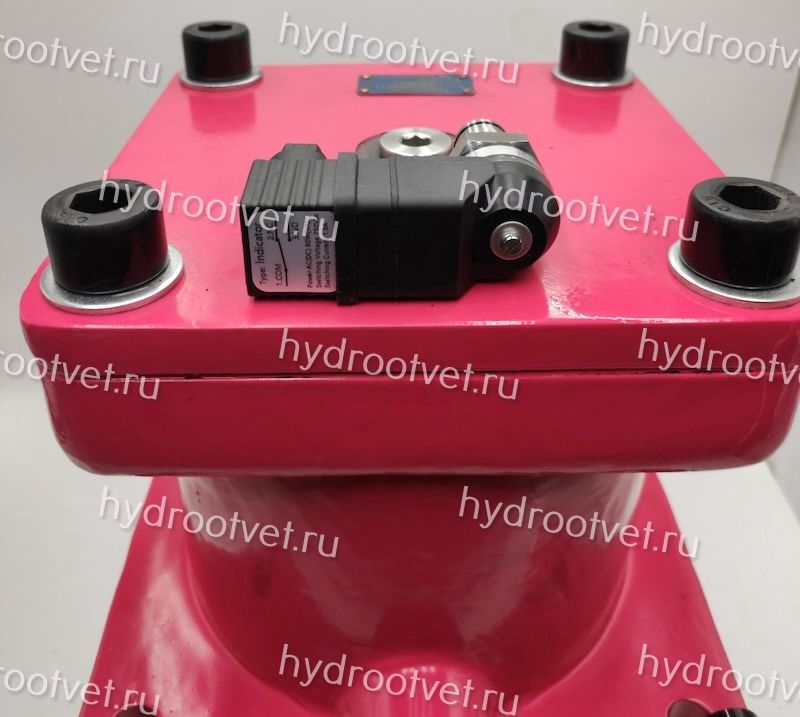 WKRFBN/HC660DN10C1.X - Сливной фильтр гидравлический одинарный модели RF тонкость фильтрации 10 мкм, типоразмер 660, вид присоединения: фланец SAE 3'' (DN80), материал корпуса - чугун, рабочее давление до 25 бар, электрический индикатор загрязнения
