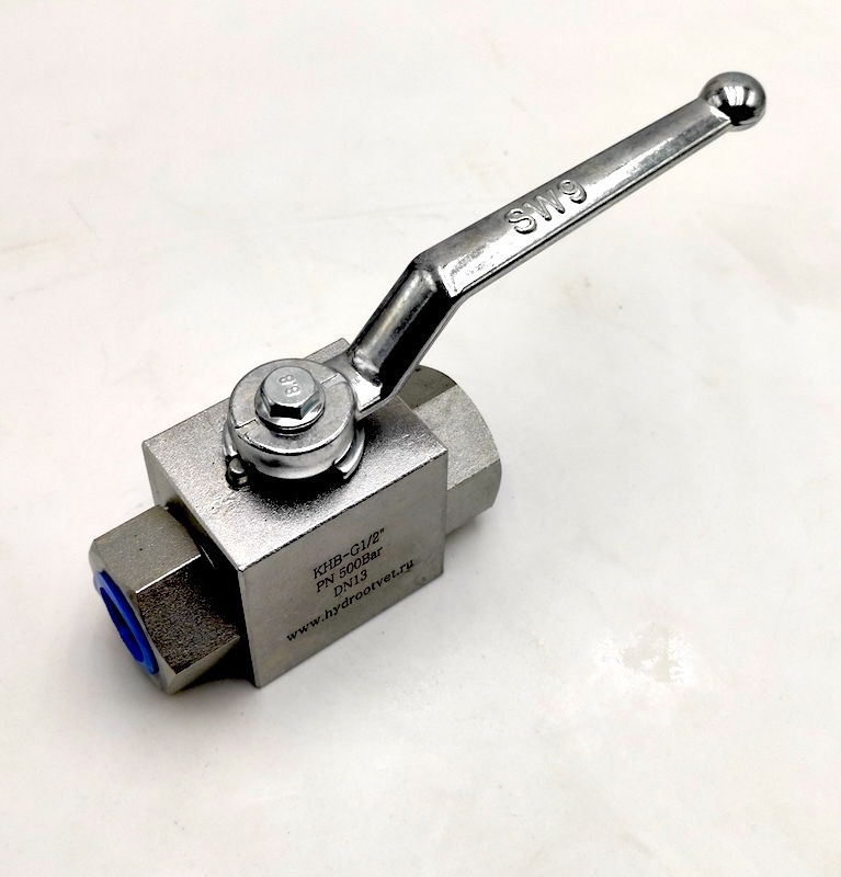 KHB-G1/2-1111-01-1 - Шаровой кран 2/2 на высокое давление, резьба G1/2"