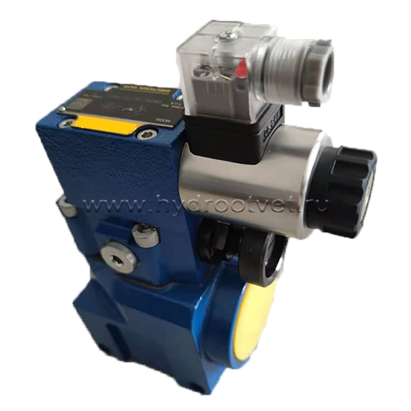 DBW30AG2-5X/315CW220-50N9K4 - Предохранительный клапан Ду32 с давлением настройки до 315 бар, управление - X и Y - внутренние с разгрузкой A = закрыт с электроуправлением W220