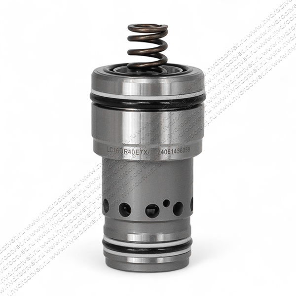 LC16DR40E7X/ - Логический клапан (патрон) Ду16, функция - редукционный клапан давления, давление открытия 4 бар, E = без канавки для тонкого уплотнения, уплотнение NBR