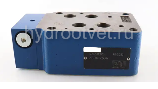 ZDC16P-2X/XM - Компенсатор давления Ду16, канал управления X - внешний