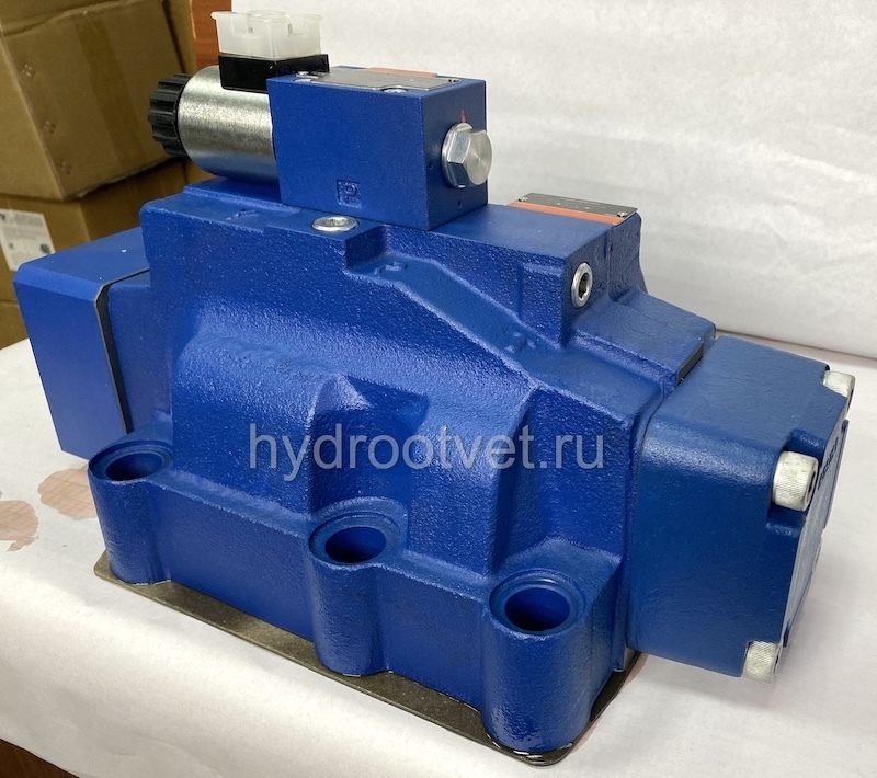 4WEH32C6X/6EG24N9EK4/B10P4.5 - Гидрораспределитель с электроуправлением Ду32 схема C (574), напряжение G24, каналы управления E = X - внутр. и Y - внеш.