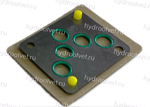 O-ring plate for Z2FS10 NBR - Пластина-проставка с уплотнительными кольцами под ISO 4401-05 (СЕТОР05), материал NBR