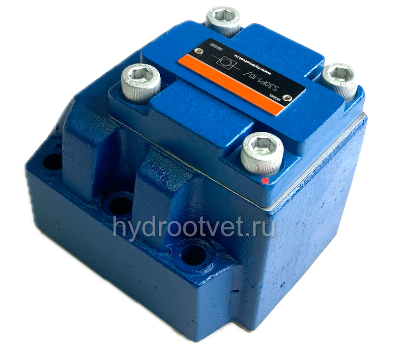 S30P1-10/V - Обратный клапан для монтажа на плиту Ду32, давление открытия 0,5 бар, уплотнение V = FKM