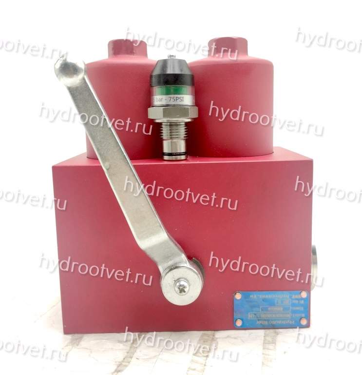 WKDFBN/HC660F10D1.1/-L24 - Напорный фильтр гидравлический одинарный модели DF тонкость фильтрации 10 мкм, типоразмер 660, вид присоединения: фланец SAE 2'' (DN50), материал корпуса - чугун, рабочее давление до 420 бар, визуально-электрический (лампа с нап