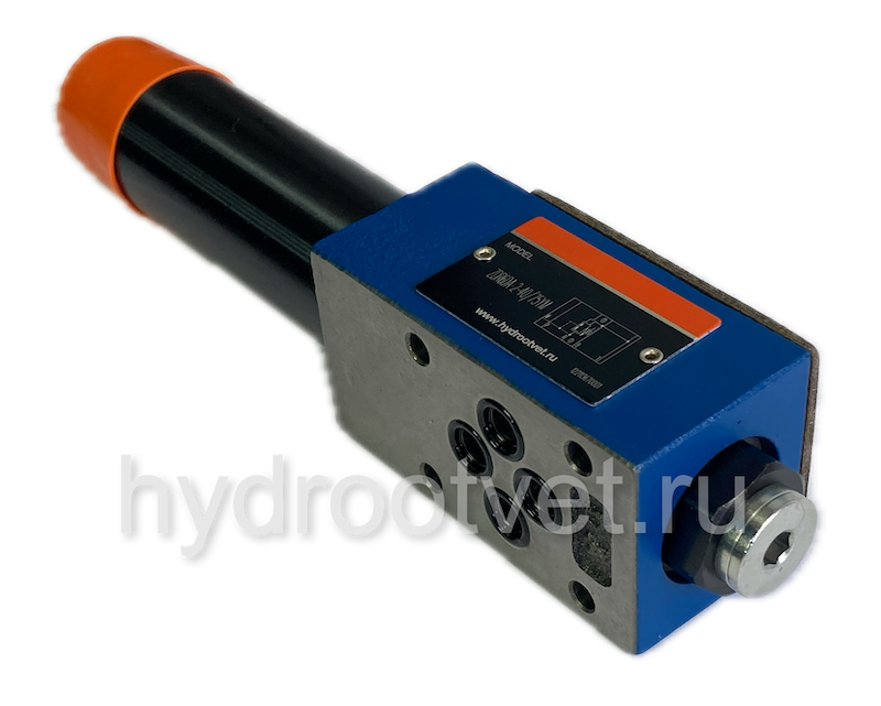 ZDR6DA2-4X/210Y - Редукционный клапан Ду 6 трехлинейный модульного монтажа с давлением регулировки до 210 бар, регулирует в канале A, обратный клапан - есть