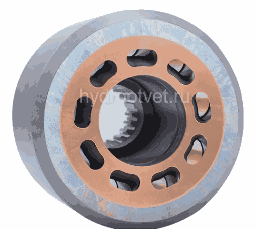 A4VG125 CYLINDER BLOCK - Блок цилиндров 135x116,5 мм для насоса Rexroth A4VG125