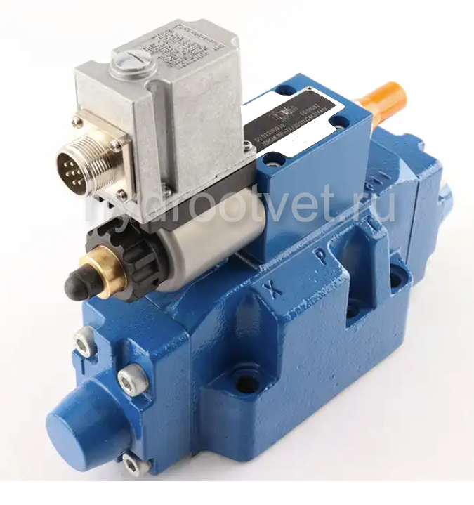 3DREME10P-6X/315YG24K31/A1V - Пропорциональный трехлинейный редукционный клапан со встроенным усилителем (OBE) и предохранительным клапаном, Ду10, давление регулировки до 315 бар, уплотнение V = FKM, сигнал управления A1 = 0–10 В