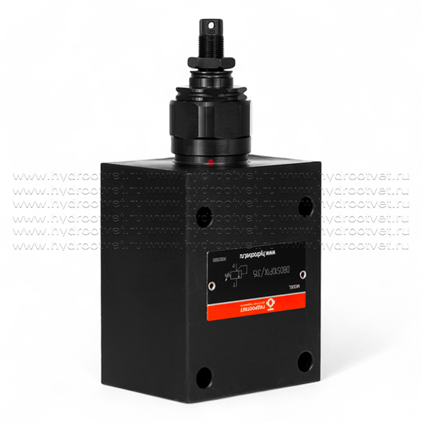 DBDS10P1X/315 - Предохранительный клапан прямого управления Ду10, давление регулировки до 315 бар, тип монтажа - на плиту, элемент регулировки S = винт