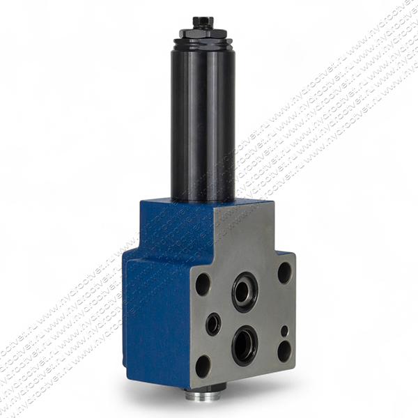 DR10DP2-4X/210YM - Редукционный клапан Ду 10 трехлинейный, прямого действия с давлением регулировки до 210 бар, 2 = винт, обратный клапан - М = нет