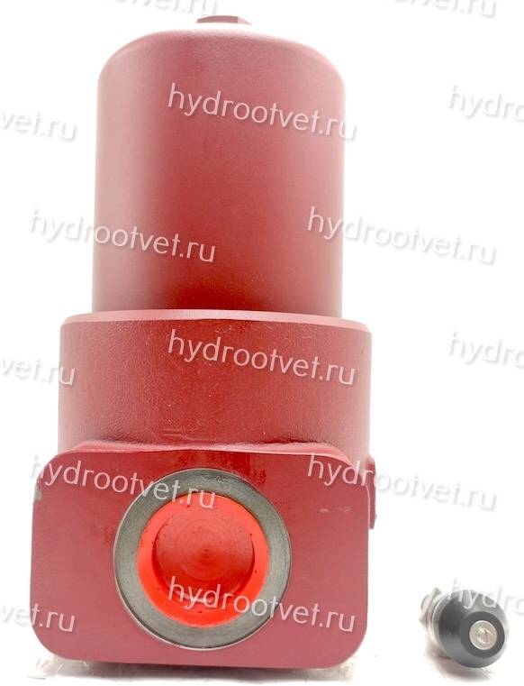 WKDFBN/HC160G10D1.1/-L24 - Напорный фильтр гидравлический одинарный модели DF тонкость фильтрации 10 мкм, типоразмер 160, вид присоединения: резьба G3/4, материал корпуса - чугун, рабочее давление до 420 бар, визуально-электрический (лампа с напряжением 2