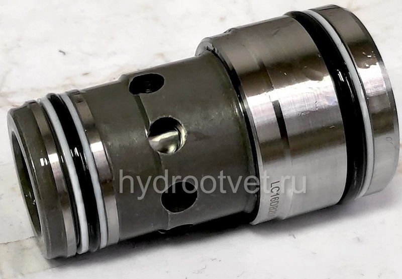 LC16DB40A7X/V - Логический клапан (патрон) Ду16, функция - предохранительный клапан давления, давление открытия 4 бар, A = седельный с демпфером, уплотнение V = FKM