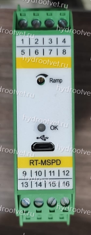 RT-MSPD1-30/F1 - Электронный усилитель внешний для управления клапаном - пропорциональный клапан давления DBET, DREM, DBEM, сигнал 4-20 мА