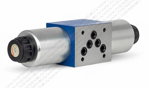 4WE10E31/CG24N9K4 - Гидрораспределитель золотниковый Ду 10 с электроуправлением G24, схема E (44), возврат - пружинный