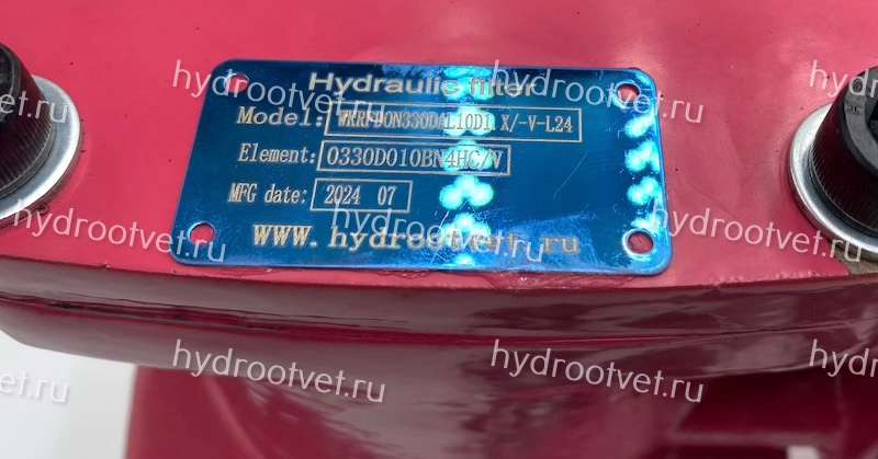 WKRFBN/HC950DO10C1.X - Сливной фильтр гидравлический одинарный модели RF тонкость фильтрации 10 мкм, типоразмер 950, вид присоединения: фланец SAE 3''1/2 (DN90), материал корпуса - чугун, рабочее давление до 25 бар, электрический индикатор загрязнения