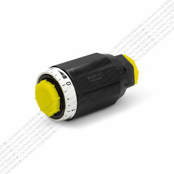 MK10G1.2/V - Дроссель трубного монтажа Ду10 резьба G1/2, обратный клапан - есть