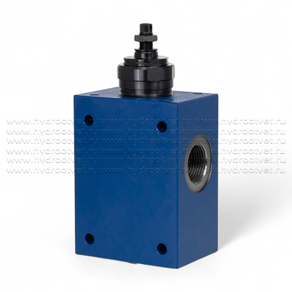 DBDS20G1X/200 - Предохранительный клапан прямого управления Ду20, давление регулировки до 200 бар, тип монтажа - резьбовой, элемент регулировки S = винт