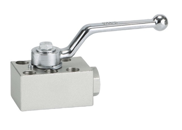 KHP-20 - Шаровой кран 2/2 на высокое давление, на плиту Ду20