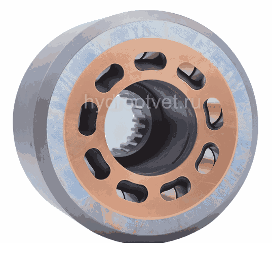A4VG90 CYLINDER BLOCK - Блок цилиндров 122x104,5 мм для насоса Rexroth A4VG90