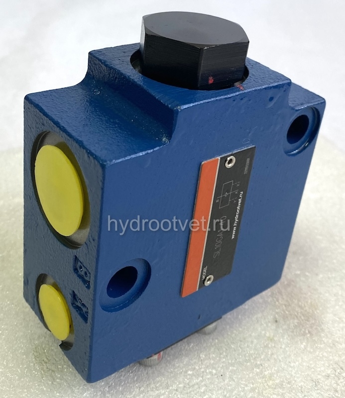 SL10GA1-40 - Гидрозамок Ду10, монтаж резьбовой, дренаж - L = есть, А = с предварительным открытием (стандартный вариант), давление открытия 1,5 бар