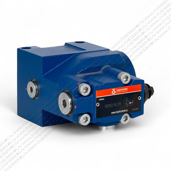 DB30G2-5X/315 - Предохранительный клапан Ду32 с давлением настройки до 315 бар, управление - X и Y - внутренние