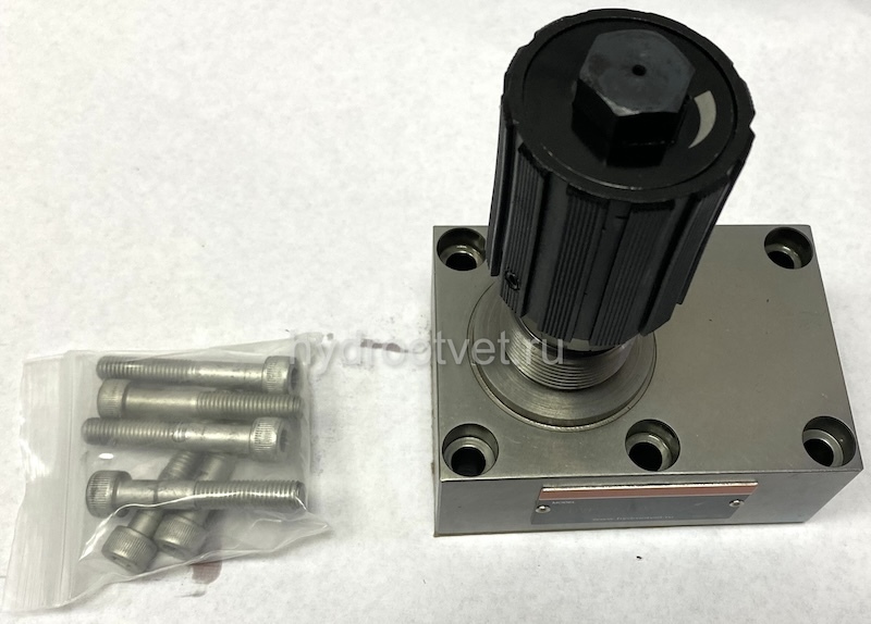 DRVP40-1-10 - Дроссель с обратным клапаном на плиту c рукояткой, Ду40