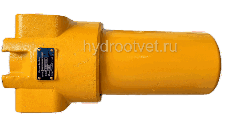 WKDFBN/HC330G10B1.1 - Напорный фильтр гидравлический одинарный модели DF тонкость фильтрации 10 мкм, типоразмер 330, вид присоединения: резьба G11/2, материал корпуса - чугун, рабочее давление до 420 бар, визуальный индикатор загрязнения