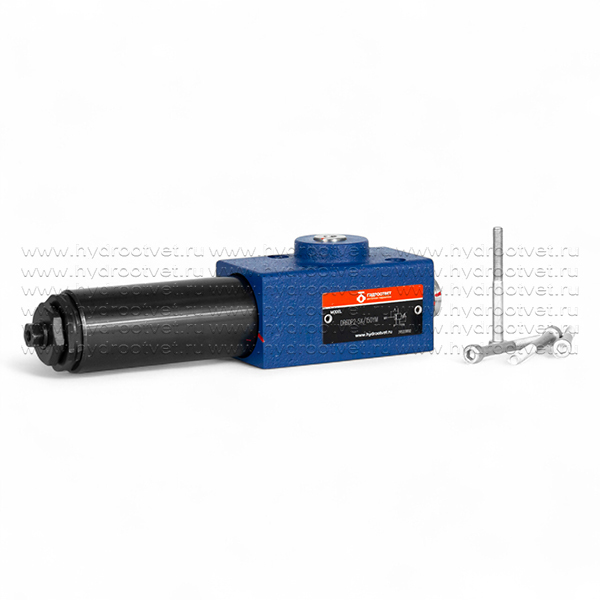 DR6DP2-5X/150YM - Редукционный клапан Ду 6 трехлинейный, прямого действия с давлением настройки до 150 бар, с элементом регулировки: 2 = винт, обратный клапан - М = нет