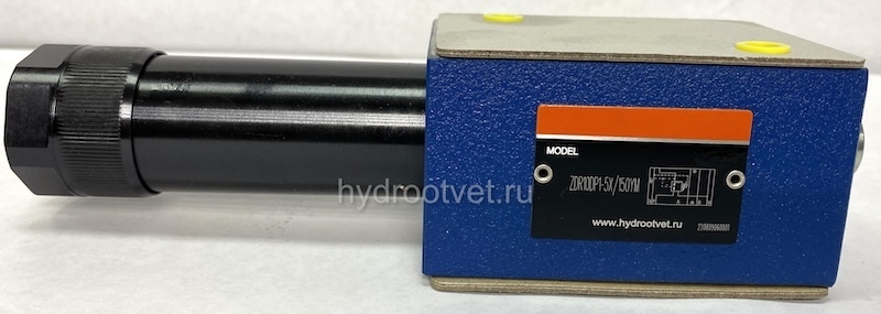 ZDR10DP1-5X/75YM - Редукционный клапан Ду 10 трехлинейный модульного монтажа с давлением регулировки до 75 бар, в канале P, обратный клапан - М = нет
