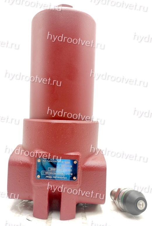 WKDFBN/HC160G10B1.1 - Напорный фильтр гидравлический одинарный модели DF тонкость фильтрации 10 мкм, типоразмер 160, вид присоединения: резьба G3/4, материал корпуса - чугун, рабочее давление до 420 бар, визуальный индикатор загрязнения