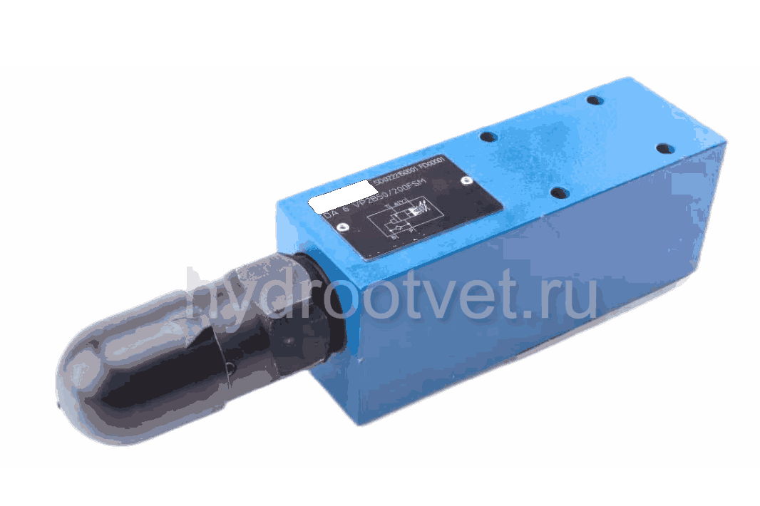 DA6VP2B5X/200FSM - Разгрузочный предохранительный клапан Ду6 с давлением настройки до 200 бар, подключение насоса в канал P