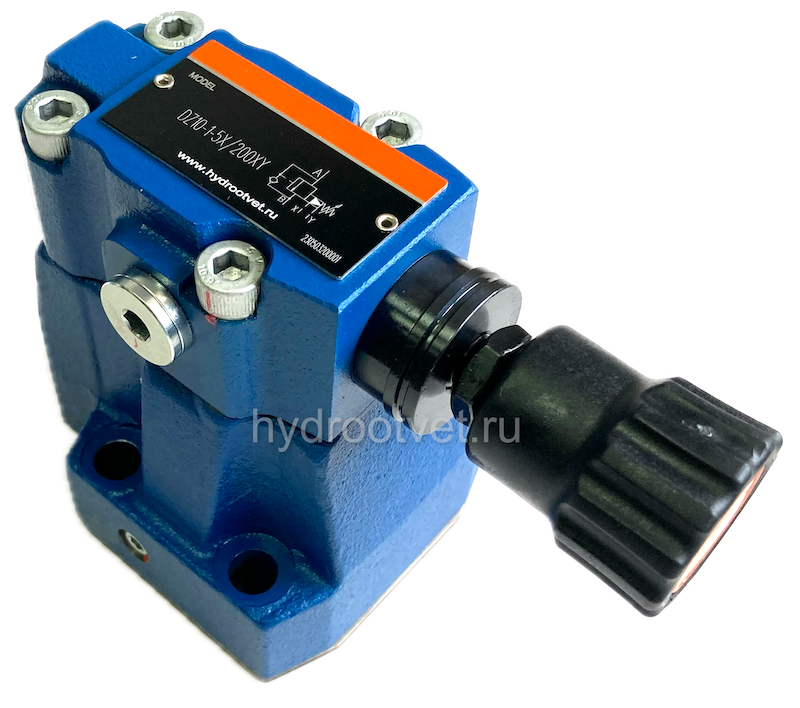 DZ10-2-5X/315Y - Клапан последовательности непрямого действия Ду10, с обратным клапаном с давлением регулировки до 315 бар, каналы управления Y - внешний