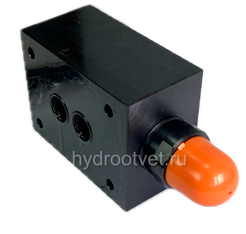 DBDS20P1X/100 - Предохранительный клапан прямого управления Ду20, давление регулировки до 100 бар, тип монтажа - на плиту, элемент регулировки S = винт