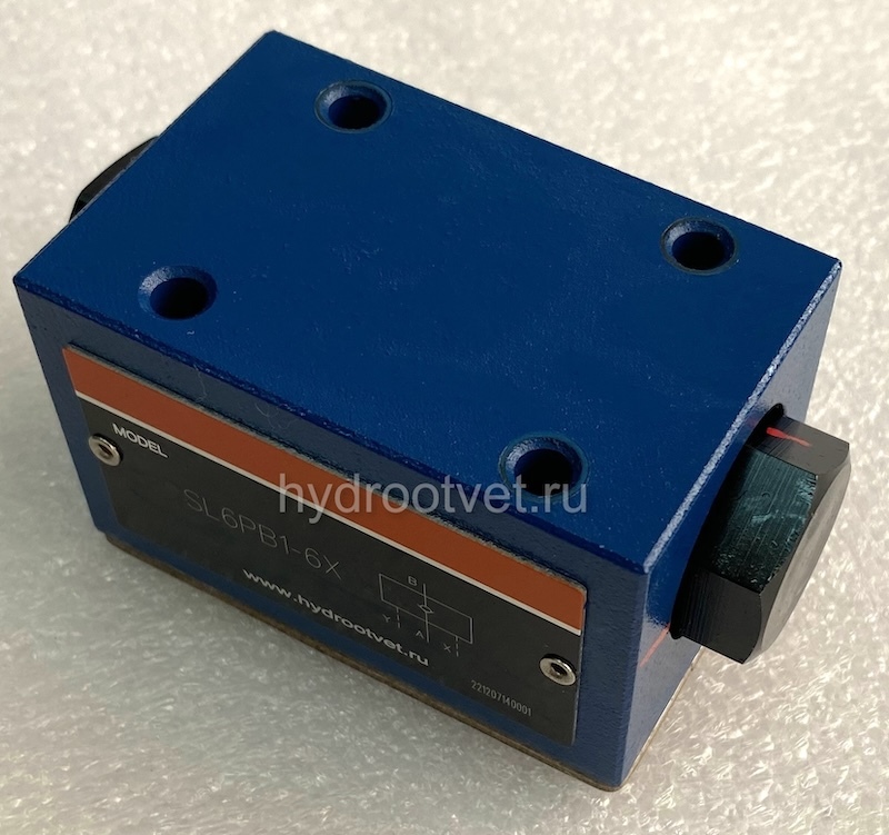 SL6PB1-6X/ - Гидрозамок для установки на плиту Ду6, внешний дренаж